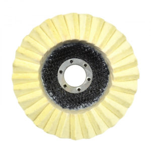 GEKO Lamellás polírozótányér filces GEKO Premium 125x22mm (10/100) [ G00386 ]