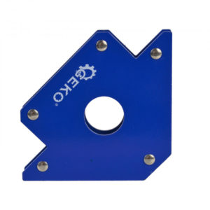 GEKO Mágneses munkadarabrögzítő, Sarokmágnes hegesztéshez, Mágneses derékszög 22.5kg [ G01872 ]