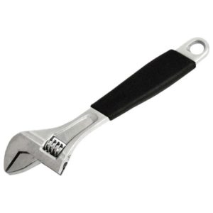 EXTOL CRAFT állítható villáskulcs 250×30mm, 10", mm-es beosztás, gumírozott nyél [ 6503 ]