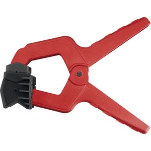 EXTOL PREMIUM asztalos csipesz, 3 az 1-ben funkció: 2 sík, 1sík+1domdorú, derékszög szorítás; hossz: 155mm, max nyitás: 50mm, műanyag [ 8815420 ]