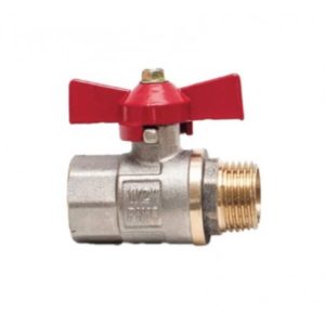 FÉM Golyóscsap KB 1/2" pillangós FIX [ golyoscsap12KBpillan ]