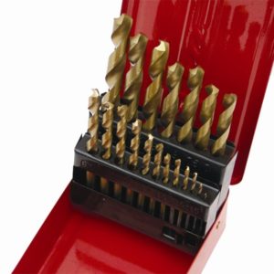 MB FÉMFÚRÓ klt. HSS TITÁN bevonatú, 19db, 1-10mm, (fém dobozban) [ 22330 ]