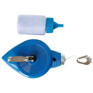 EXTOL CRAFT festőzsinór krétaporral, bliszteren; 30m, 30ml, fém ház [ 9881 ]