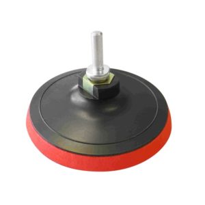 EXTOL CRAFT gumitányér fúrógéphez, sarokcsiszolóhoz; 125mm, tépőzáras, max. ford.:12.500 1/min, 8 mm befogócsonk [ 108530 ]