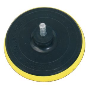 EXTOL CRAFT gumitányér fúrógéphez; 125mm tépőzáras, befogás: 8mm, max. 10.000 ford/perc [ 108425 ]