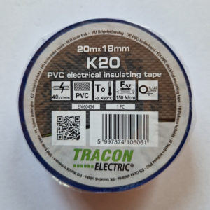HV szigetelő szalag 18mm×20m KÉK [ HVK20 ]