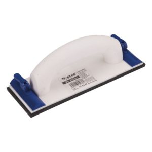 EXTOL CRAFT kézi csiszoló műanyag ; 85×235mm, műanyag leszorítóval [ 990225 ]