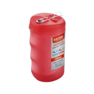 EXTOL PREMIUM menettömítő (műraffia) fonal, 150m, PA, hideg/meleg csapokhoz [ 8856300 ]