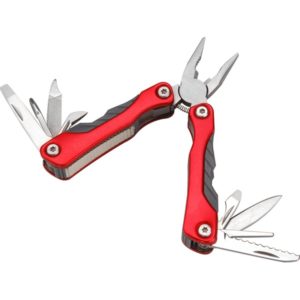 EXTOL PREMIUM multifunkciós rozsdamentes szerszám, késpengével, teljes/összecsukott hossz.:70/110 mm, 9 funkciós, 24 db-os kínálódoboz [ 8855130 ]