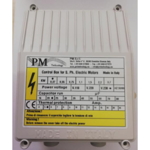 CALPEDA PM C-BOX 20 (0,37kW, 5A, 20mF) vezérlő doboz 1 fázisú [ 02388/A ]