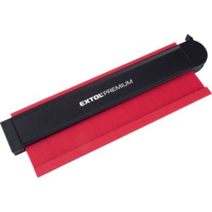 EXTOL PREMIUM profilmásoló (formaátjelölő, konturmásoló) sablon, 256 mm, mágneses [ 8825120 ]