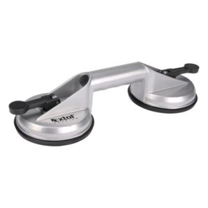 EXTOL PREMIUM üvegemelő (vákuumos üvegfogó tappancs), kétfejes, max. 100kg teherbírás, átmérő: 118mm, ALU ötvözet [ 8863102 ]