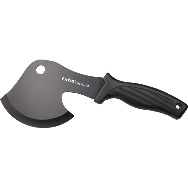 EXTOL PREMIUM vadász- és túrabalta, 2CR13 rozsdamentes acél penge, műanyag nyél, nylon tok, 270mm [ 8855310 ]