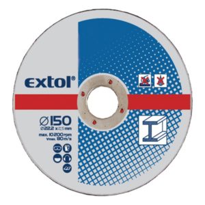 EXTOL CRAFT vágókorong fémhez; 230×2,5×22,2mm, (darabáras, de csak ötösével rendelhető) [ 108050 ]