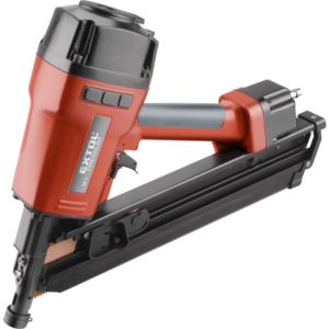 EXTOL PREMIUM pneumatikus szegezőgép, szalagtáras szegekhez, üzemi nyomás: 4,9-8 Bar, csatlakozó:1/4", 90 lövés/perc, 153l/perc, 3,2kg [ 8865042 ]