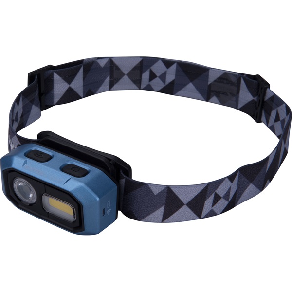 EXTOL LIGHT LED fejlámpa, Osram+COB, 480 Lumen; tölthető akkuval, 4 funkció, cseppálló: IPX4 [ 43183 ]