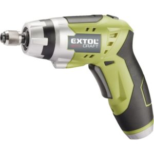 EXTOL akkus csavarbehajtó, Li-ion; 3,6V, 1300 mAh, ford.: 200 1/min, befogás: 1/4″, hatszög BIT-ekhez, elforgatható nyél [ 402114 ]