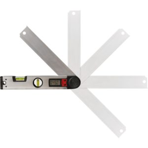 EXTOL PREMIUM vízmérték, digitális szögmérővel, 305mm, 2 libella, ¹0,5mm/1m, illetve 0-225°, ¹0,3°, LCD kijelző [ 8823501 ]