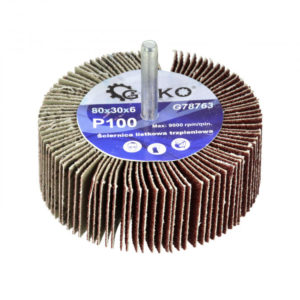 GEKO Csapos lamellás csiszoló 80x30X6 P100 [ G78763 ]