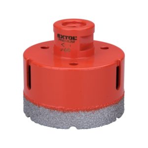 EXTOL PREMIUM körkivágó csempére, gyémánt vágóél; 65mm × M14, sarokcsiszolóba fogható [ 8801876 ]