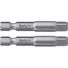 FORTUM adapter klt. 2  db, dugókulcsok gépi befogásához; S2 acél, 1/4", 50 mm, bliszteren [ 4741523 ]