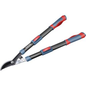 EXTOL PREMIUM ágvágó olló; mellévágó, tapadásmentes él, max.35mm vágás, teleszkópos ellipszis ALUnyél, gumírozott fogantyú, 640-905 mm [ 8873106 ]