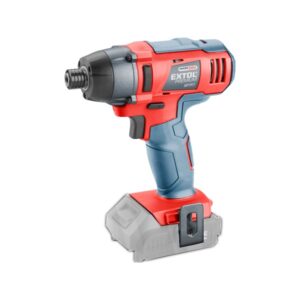 EXTOL PREMIUM akkus ütvecsavarozó, Share20V, 1/4" hatszög, Li-ion; ford.: 2.800 1/min, 180 Nm, AKKU és TÖLTŐ NÉLKÜL [ 8891813 ]