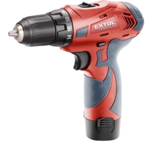 EXTOL PREMIUM akkus fúró csavarozó, 12V, Li-ion, 1db akku, 1db töltő, 1300 mAh, 21Nm [ 8891150 ]