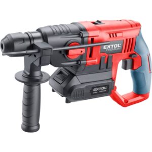 EXTOL PREMIUM akkus ütvefúró SDS Plus, Share20V, 20V, Li-ion, 1db akku, 1db töltő, 2000 mAh, 1,2J [ 8891818 ]
