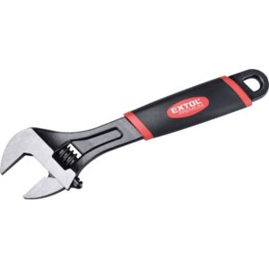 EXTOL PREMIUM állítható villáskulcs, 250 × 27 mm, kovácsolt, CV., 10", nikkelezett [ 8816305 ]