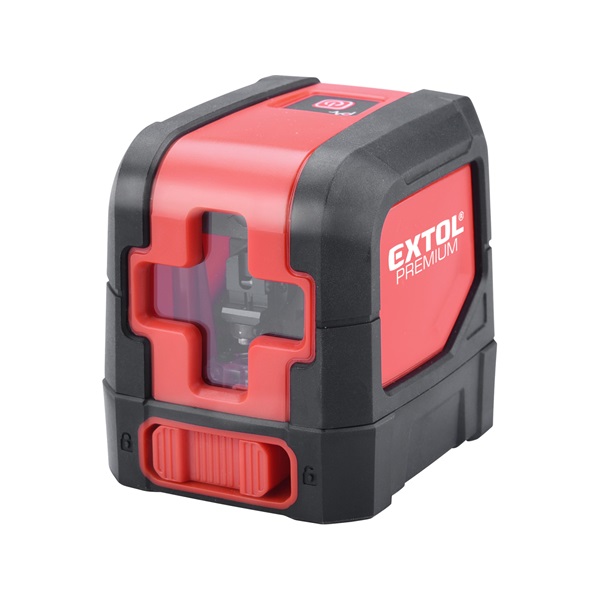 EXTOL PREMIUM automatikus lézeres vízszintező, ZÖLD, 1H1V (1 horizontális+1 vertikális) pontosság:0,3mm/1m [ 8823306 ]
