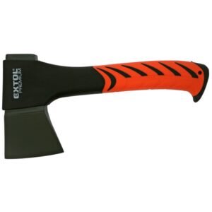 EXTOL PREMIUM balta, nylon nyél 550 g, 230 mm hosszú hajlított nyél, TPR gumis markolat [ 8871150 ]