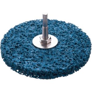 EXTOL PREMIUM csiszolókorong fúrógéphez ("csapos négertárcsa") 115mm, 15 mm vastagság, 6 mm befogás, nylon és szilícium-karbid [ 8803358 ]