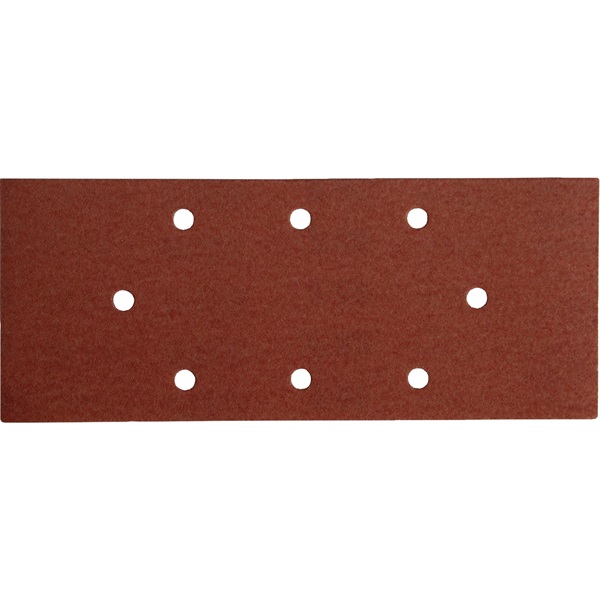 EXTOL PREMIUM csiszolópapír, lyukas klt. 10db, 93×230 mm, 8 db lyukkal, P60, 407114, 407115-höz [ 243060 ]