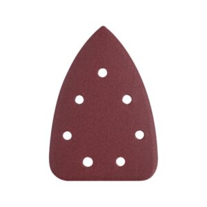 EXTOL PREMIUM delta csiszolópapír, lyukas klt. 10db, 100×140 mm; 7 db lyukkal, P120, 8891844 csiszológéphez [ 8803995 ]