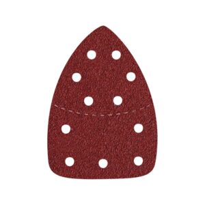 EXTOL PREMIUM delta csiszolópapír, lyukas klt. 10db, 149×105 mm; 11 db lyukkal, P120, 8894002 csiszológéphez [ 8803974 ]