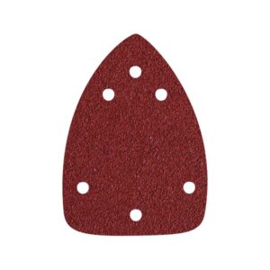 EXTOL PREMIUM delta csiszolópapír, lyukas klt. 10db, 97×140 mm; 6 db lyukkal, P100, 407130 csiszológéphez [ 245100 ]