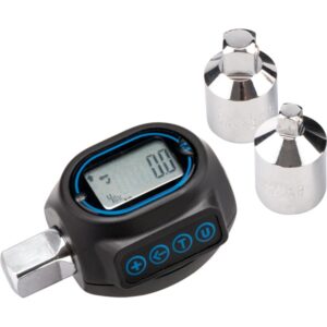 EXTOL PREMIUM digitális nyomaték adapter, hangjelzéssel, 1/2", 20-200Nm, adapterek: 1/4"és 3/8" [ 8825300 ]