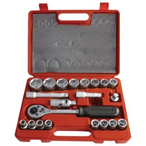 EXTOL PREMIUM dugókulcs klt., CV., racsnis 45fog ; 1/2" 21db, 10-32mm [ 6523 ]