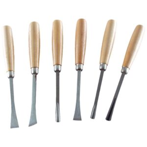 EXTOL CRAFT fafaragó készlet, fanyelű ; 6db, 165mm [ 3936 ]