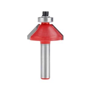 EXTOL PREMIUM felsőmaró fára, 45° kúpos (szögmaró), csapágyas, D30×H13, befogás: 8mm, keményfém lapkás [ 8802129 ]