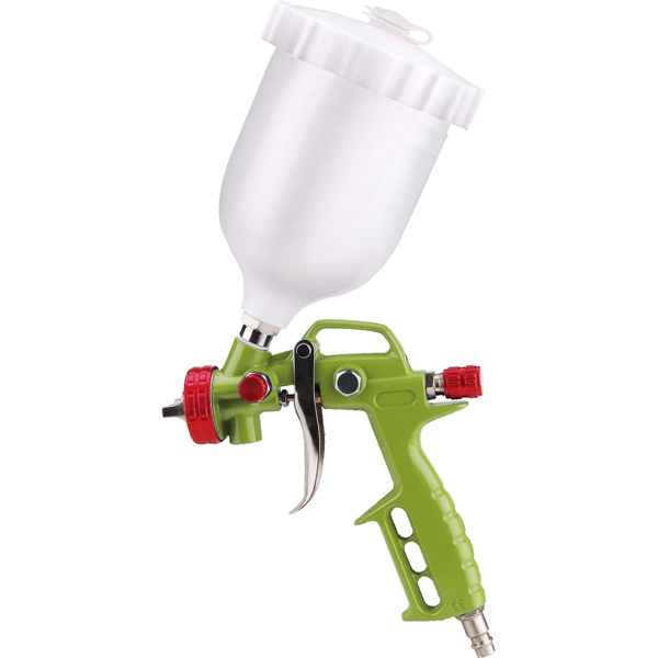 EXTOL festékszóró pisztoly légkompresszorhoz, 700ml műanyag tartály, 1,5mm szórónyílás, 4 Bar (0,4 MPa) nyomás, [ 99314 ]