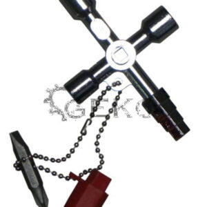 GEKO Univerzális szekrénykulcs (elektromos szekrényekhez) [ G10049 ]