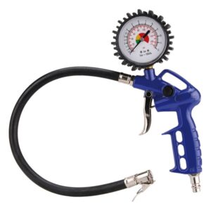 EXTOL CRAFT gumiabroncs fuvató pisztoly 40cm, nyomótömlővel, nyomásmérővel, 3-6 bar [ 99312 ]