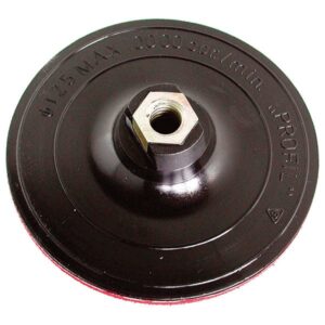 EXTOL CRAFT gumitányér sarokcsiszolóhoz; 125mm, tépőzáras [ 108500 ]