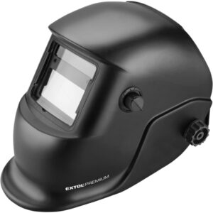 EXTOL PREMIUM hegesztőpajzs, automatikus, önsötétedő, állítható érzékenység+sötétítés [ 8898026 ]
