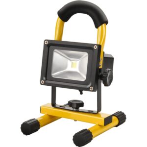 EXTOL LIGHT hordozható LED lámpa (reflektor), 10W, 800 lm, IP65, Li-ion akkus tölthető [ 43122 ]