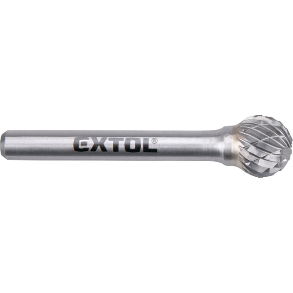 EXTOL INDUSTRIAL keményfém turbómaró (rotormaró), gömb alakú, 12 mm átmérőjű/ 6 mm szárú, keresztfogazás [ 8703735 ]
