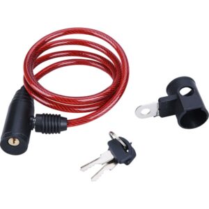 EXTOL CRAFT kerékpárzár  spirál, 6mm×150cm, 2 kulcsos [ 77750 ]