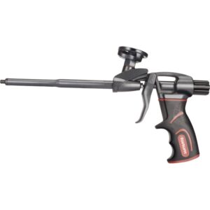 FORTUM kinyomópisztoly, purhabhoz; fém test, teflon csatlakozófej [ 4770830 ]